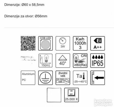 Rasveta: Zidna lampa, bоја - Crna, Novo — 8