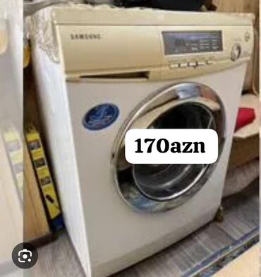 Paltaryuyan maşınlar: Paltaryuyan maşın Samsung, 5 kq, İşlənmiş, Avtomat, Qurutma var, Ünvandan götürmə, Ödənişli çatdırılma