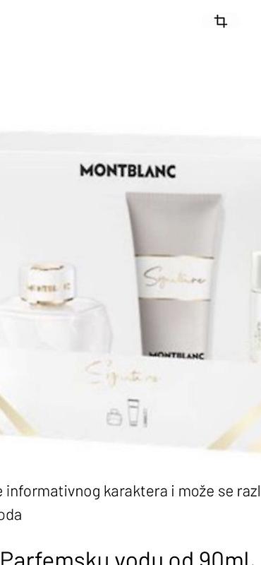 ges torbe: NOVO. Montblanc Signature poklon set za žene Sadržaj seta: - — 1