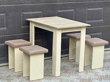 Masa və oturacaq dəstləri: Mətbəx üçün, 4 stul — 3