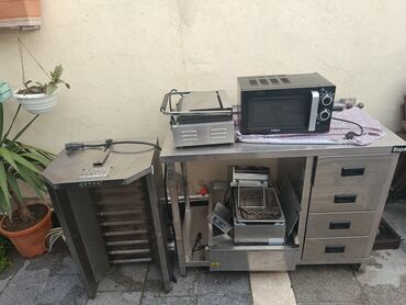 Metal axtaran aparatlar: Doner aparatı
toster 
free aparatı
çalışma masasi
Razılaşmaq olar