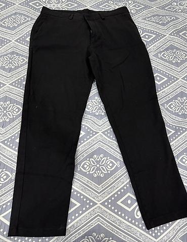 kişi şalvarı: Yarım klassik Şalvar, Zara, 2XL, rəng - Qara — 1