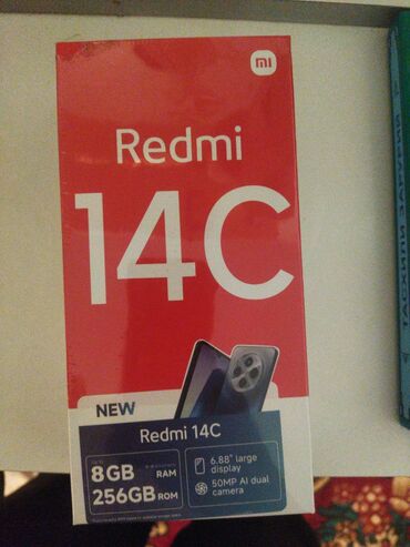 Redmi: Redmi, Redmi 14C, Новый, 256 ГБ