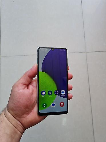 samsung soyducu: Samsung Galaxy A22, 64 GB, rəng - Mavi, İki sim kartlı — 5