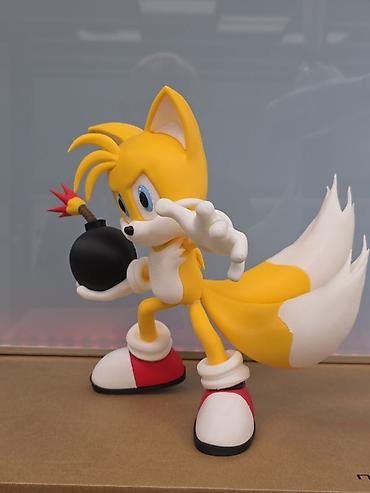 Искусство и коллекционирование: Фигурка Tails (Тейлз) из вселенной Sonic the Hedgehog Размер: 24 см — 2