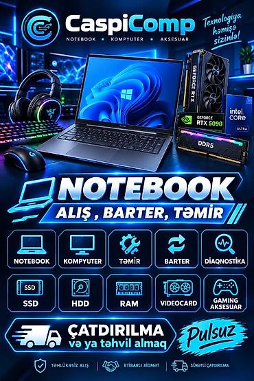 CaspiComp – Notebook, kompüter və aksesuarlar . Xidmətlər: - Gaming