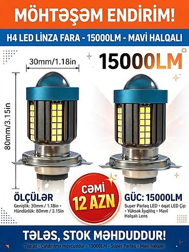 İşıqlandırma sistemləri: MOTO LED işıqlandırma aksesuarları 1) Moto LED projektor fara – — 2