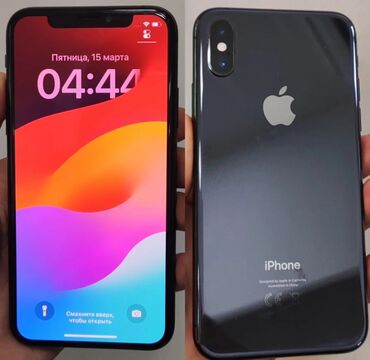 iphone x qiymeti 64 gb: IPhone X, 64 GB, Qara, Face ID