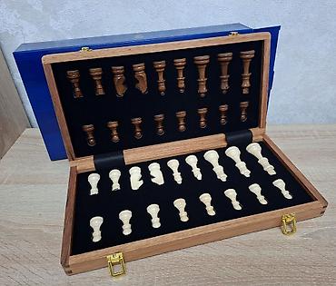 Игрушки: Деревянные шахматы Цена: от 1850 до 5300 сом Размеры доски, 30, 39 — 9