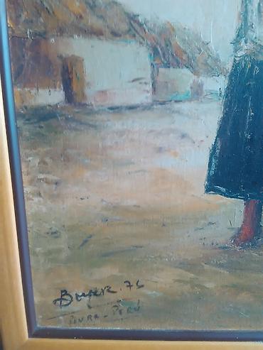 Ostali antikviteti: Slika -ulje na platnu 1976 god potpisana slika ulje na platnu srednji — 3