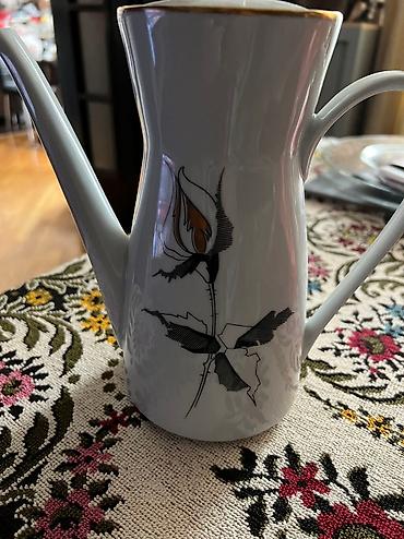 cayniy serviz: Çay dəsti, rəng - Ağ, Farfor, Almaniya — 2