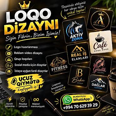 Qrafik dizaynerlər: Loqo Dizaynı – Sizin Fikriniz, Bizim İşimiz! Xidmətlər: - Loqo — 1