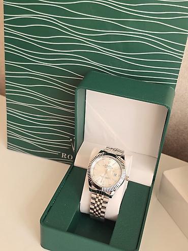 brend saatlar ucuz qiymete: Yeni, Qol saatı, Rolex, rəng - Gümüşü — 1