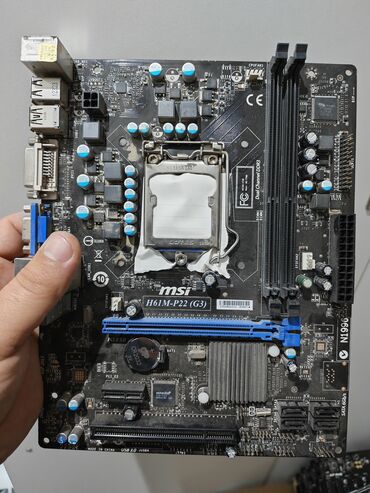 детские вещи платья: Материнская плата MSI H61, Б/у