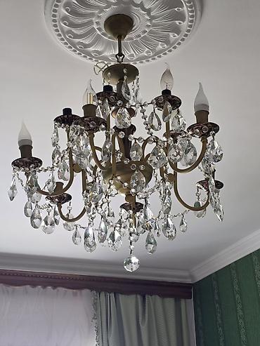 İşıqlandırma: Çılçıraq, 8 lampa, Metal — 3