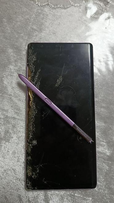 Мобильные телефоны: Samsung Galaxy Note 9, Б/у, 128 ГБ, цвет - Фиолетовый, 1 SIM — 2