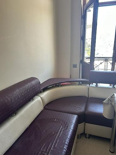 Диваны: Mətbəx üçün L formalı künc divan və masa dəsti - Dəst tərkibi: L — 2