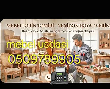 divan uzu deyismek: Mebellərin təmiri, bərpası — 1
