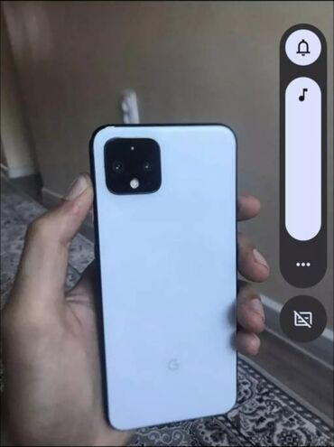 сотовый телефон huawei: Google Pixel 4, Б/у, 128 ГБ, цвет - Белый, 1 SIM, eSIM