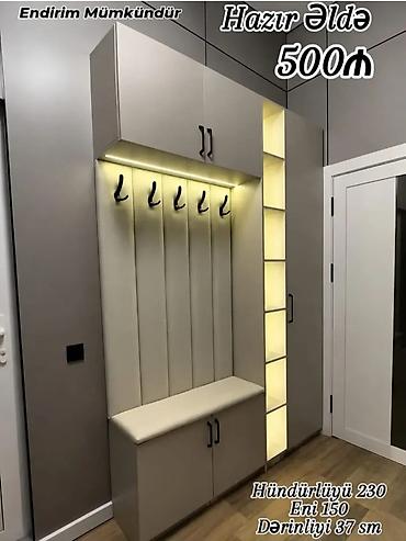 koridor ucun dolap: Dəhliz üçün müasir giriş mebeli – “hazır əldə”. • Qiymət: 500 ₼ — 1