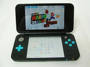 igrice za decu: Nintendo NEW 2DS XL (čipovan, 60 igara) + punjač + stilos Stanje — 10