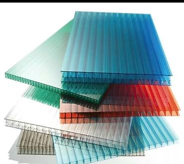 Поликарбонат: Поликарбонат сотовый монолитный толщина 6мм 8мм 10мм Россия Казахстан — 7