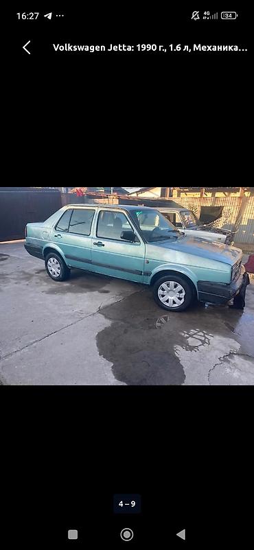 wolksvagen vento: Volkswagen Jetta: 1989 г., 1.8 л, Бензин, Седан — 3