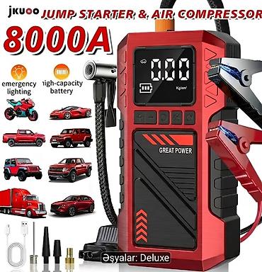 təkər 16 c: Avtomobil start-verici və hava kompressoru – “GREAT POWER” 8000A Əsas — 1