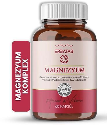 ERBATAB Magnezyum Kompleks – 60 kapsul Başlıq: Erbatab Magnezyum 3-lü