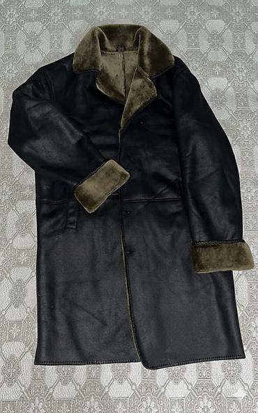 drap palto kisi ucun: Qışlıq kişi şubası/palto - Material: Təbiqi xəz daxili (şerpa tipli — 1