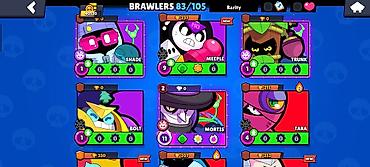 komputer vakansiya: Brawl Stars hesabı – inkişaf etmiş profil - Kupa: 40,530+ - Səviyyə — 9