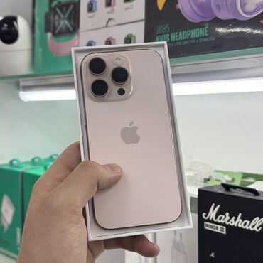 Apple iPhone: IPhone 16 Pro, Б/у, 256 ГБ, Desert Titanium, Коробка, 93 % — 2