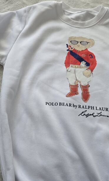 Dukserice: Ralph Lauren, S (EU 36), Sa ilustracijom, Jednobojni — 4