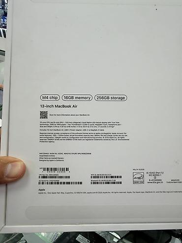 Ноутбуки Apple (MacBook): Б/у, Apple M4, ОЗУ, RAM: 16 ГБ — 8