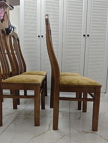 yataq dəsti işlənmiş: Stullar əla vəziyyətdədir sadəcə yenisi ilə əvəz olunduqu üçün — 1