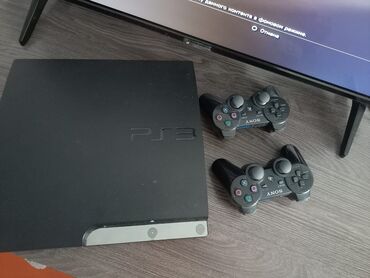 playstation бишкек: Продаю идеальную ps3 слим прошитая +10топ игр, память 160гиг, не