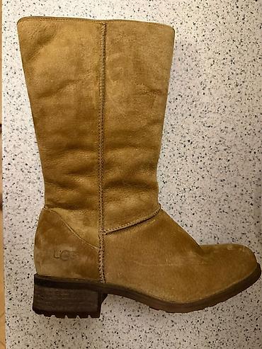 moon boots snizenje: UGG ženske čizme do listova, od prirodne brušene kože (an tilop). - — 4