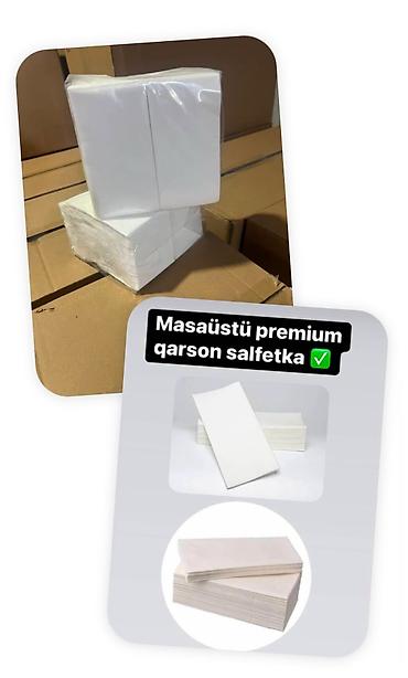 nem salfetka: Masa üçün qarson salfetka – premium keyfiyyət - Tip: masaüstü qarson — 1