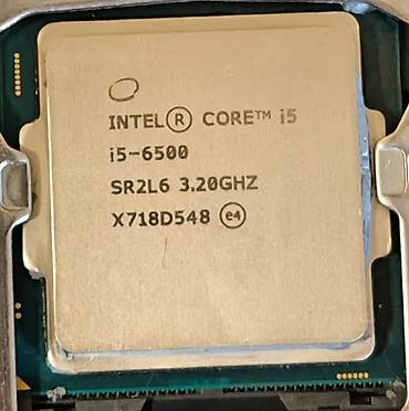i5 8500: Процессор Intel Core i5-6500 (SR2L6) - Архитектура: Skylake. - — 1