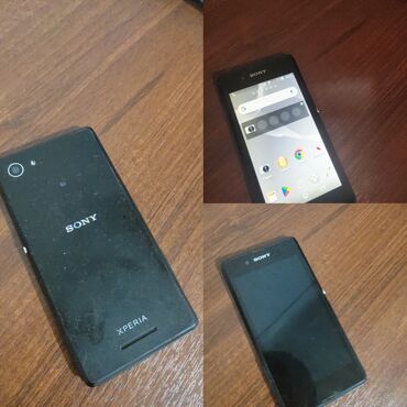 sony xperia zr: Sony Xperia E3, Б/у, 8 ГБ, цвет - Черный, 1 SIM, 2 SIM
