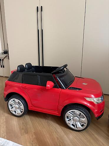 Uşaq üçün elektrik maşınları: Uşaq üçün elektrikli minik avtomobili - Rəng: qırmızı, SUV stilində — 5