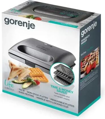 Ostali kuhinjski aparati: Tehnički detalji Opšte Vrsta aparata: Mini gril Materijal ploča — 5