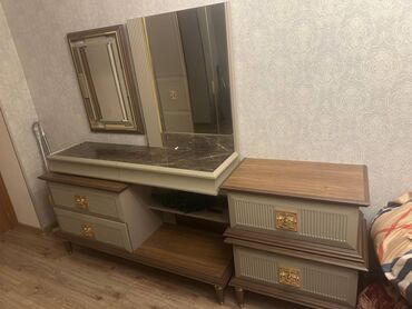 Yataq otağı dəstləri: İkinəfərlik çarpayı, 2 tumba, Termo, Dolab, Türkiyə, İşlənmiş — 8