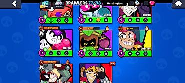Digər bijuteriyalar: Brawl Stars oyunu üçün oyun hesabı - Kupa: 41,496 - Klublar, dostlar — 9