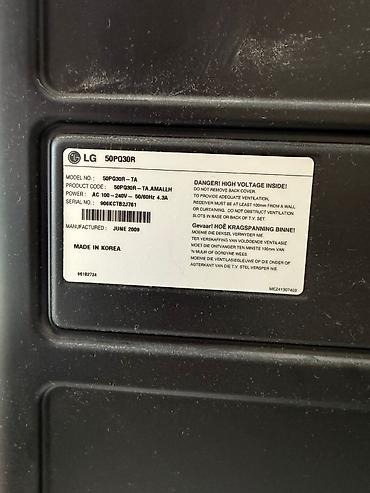 TV və video: İşlənmiş Televizor LG 50" HD (1366x768), Ödənişli çatdırılma, Ünvandan götürmə — 3