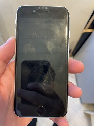 iphone islenmis telefonlar: IPhone SE 2020, 64 ГБ, Белый, Отпечаток пальца
