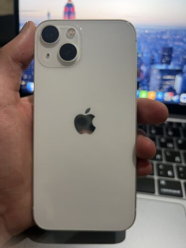 Apple iPhone: IPhone 13, 128 GB, Ağ, Zəmanət, Simsiz şarj, Face ID