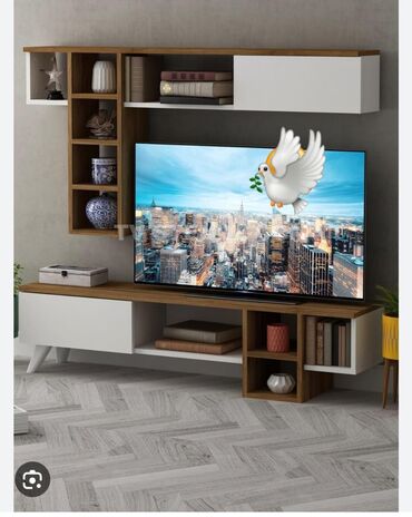 Stullar: TV stend yeni qonaq otağı mebeli reng seçimi var