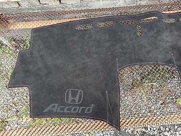 химя: Алькантара Накидка на панель Honda, цвет - Черный, Новый — 4