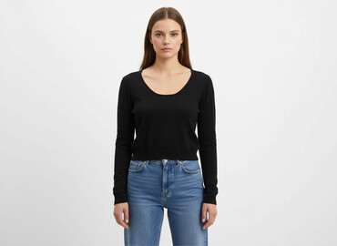 sweter z odkrytymi ramionami zara: Светр жіночий, розмір S